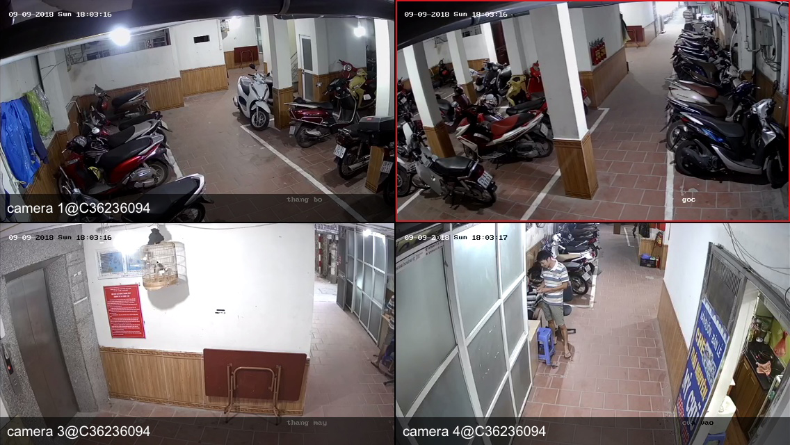 Hình ảnh thực tế lắp camera hikvision 2.0mp 01